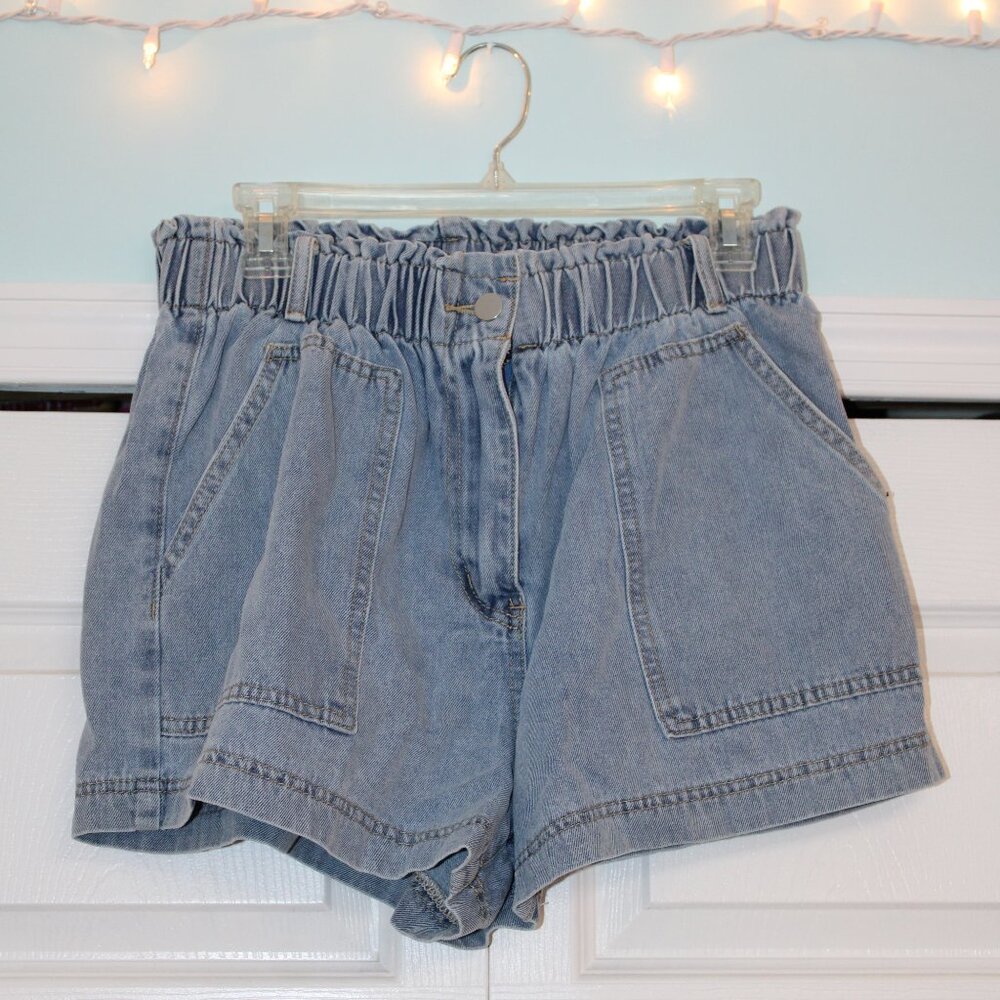 Light Blue Denim Shorts - Never Worn
